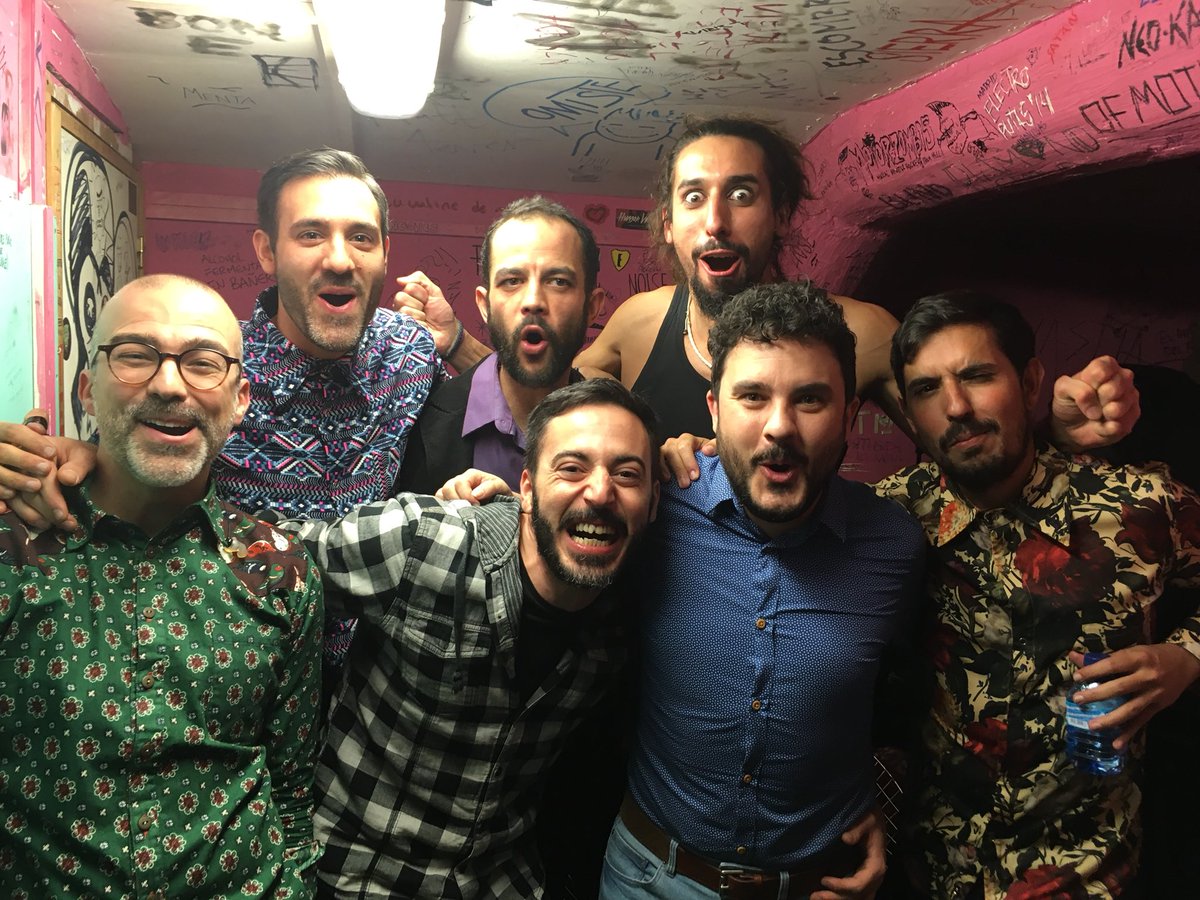 ElIncreiblePaso's tweet photo. No tenemos palabras para describir lo de anoche... Gracias a @ElIncreiblePaso por ese conciertazo. Y gracias a @artabe_music, @mmoranteoficial y Jonay Rodríguez! Seguimos trabajando para anunciar novedades en breve! #HaciaUnaMuerteSegura #Madrid #Concieros https://t.co/td91zfKDph