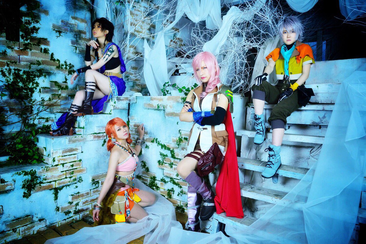 はふり Cosplay Final Fantasy Xiii ライトニング Lyle ホープ はふり ファング 千鳥 ヴァニラ Juri Photo れい Ff13 コスプレ