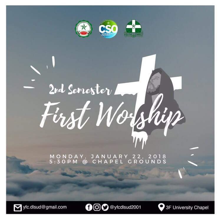 yfcdlsud2001's tweet photo. See you tomorrow, brothers and sisters! 
Same day. Same time. Same place. 

#DLSUDYFC #CSORSO1718 #CSORSOFamily https://t.co/7u9RdwbhOZ