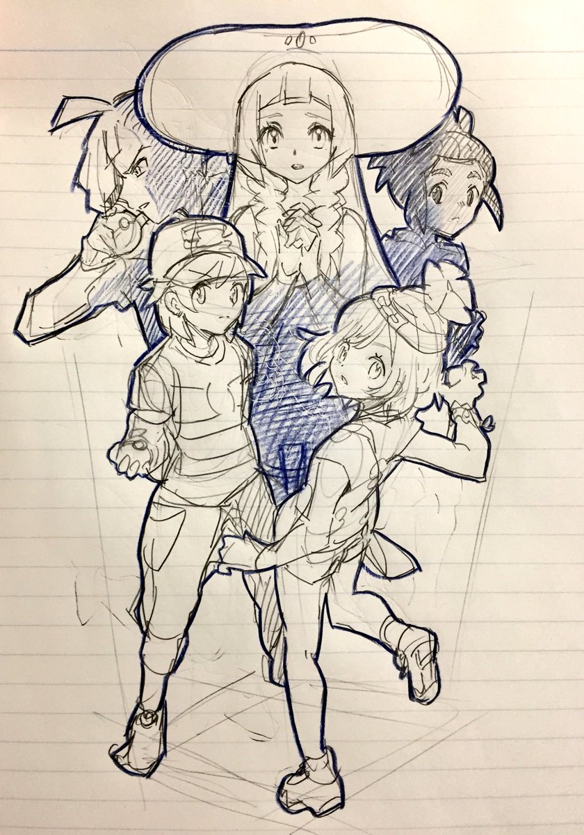 こういうのに色々足して描きたい 