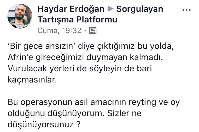 EJDERSARI33's tweet photo. #MemleketteSonDurum Referandumu kaybeden ve YSK zoruyla kabul ettiren #Recepgiller bundan sonraki seçimleri garanti altına almak için Bir gece ansızın geleblirim diye bağıra bağıra Afrin'ne girdi;#NeYaparsanYapYolBittiRECEP #KelGöründü https://t.co/LlRMLM97Ab