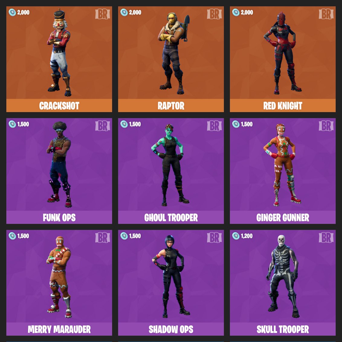 Fortnite News - fnbr.news on Twitter: "What skins are you ... - 1132 x 1132 jpeg 141kB