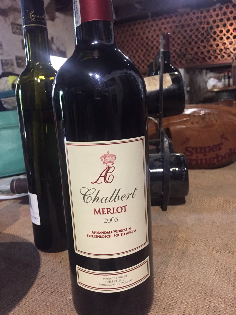 We always bring our guests from local &amp; abroad to #Annandale for a #winetasting. #chalbert is a very special wine as it was served at the Monaco royal wedding. Do pop in at the deli as well!