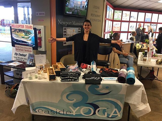 SeasideYogaRI's tweet photo. A very proud moment for Seaside Yoga today! Sending out a huge THANK YOU to each and every one of you who are whole heartedly helping us take this space and create a growing community. We are so honored!!! Come stop by and say hi at the Newport Wellness … https://t.co/VxKRTrHJYo https://t.co/eha0qDPG9Z