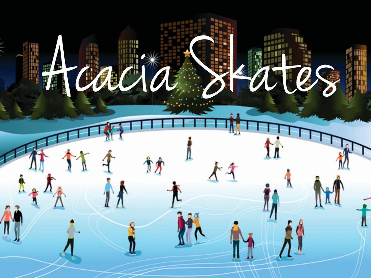 Want to celebrate surviving a whole first week of school, but not sure what to do? If you like ice skating, eating great snacks, and downing some toasty drinks, Acacia’s got you covered ❄️👌🏼❄️

Acacia Skates is tonight, 7:30 in City Park! facebook.com/events/7333336…