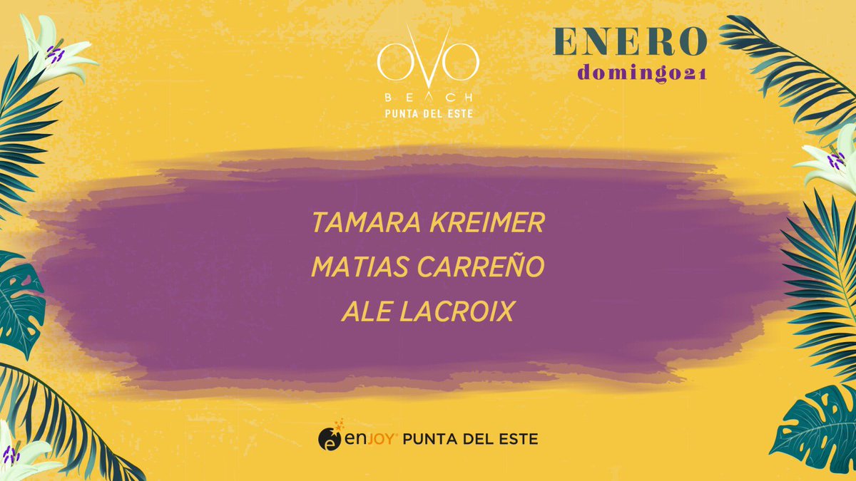 OVOPunta's tweet photo. #OVObeach #OVOsummer2018 https://t.co/C4g1tqE55b