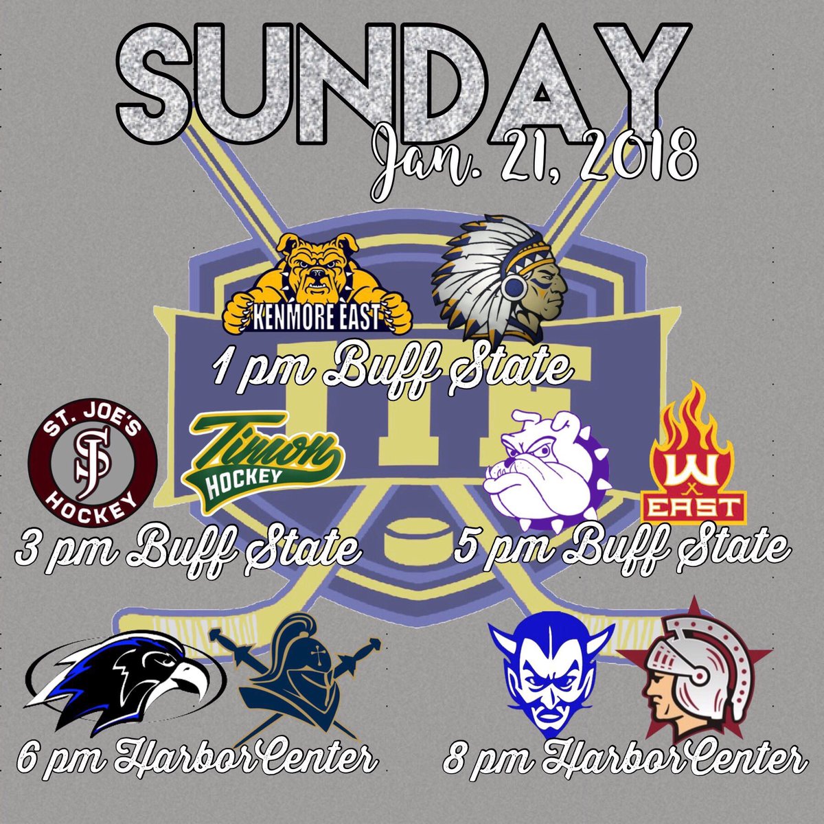 SJCIHockey's tweet photo. More than just @NFL Football today... Stop by @buffalostate to see our @SJCI boys compete against Timon!
#PuckGate https://t.co/iv4r5qlXZr