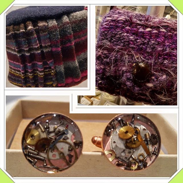 bespokelichf's tweet photo. Gorgeous hat @milliefiori21 beautiful bag from @ebtextileart and stunning resin timepiece cuff links from @small_ridge #designermakers #handmadeuk #lichfieldshops #thebestoflichfield #smallbusinesses #giftshop #specialgifts #hats #bags #cufflinks #steamp… https://t.co/HJjK3nKTNp https://t.co/lxrBIYqFFd