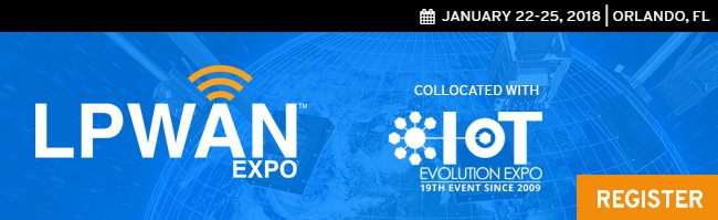 IIoTEvolution's tweet image. One of the hottest topics set to emerge in 2018 and beyond is the use of Low Power #WideAreaNetworks  for cost effective, scalable #IoT deployments.  Find Out How Your #IoTDeployment Can Benefit from #LPWAN and Related Technologies : bit.ly/2Di5YId
#technology #IoTexpo