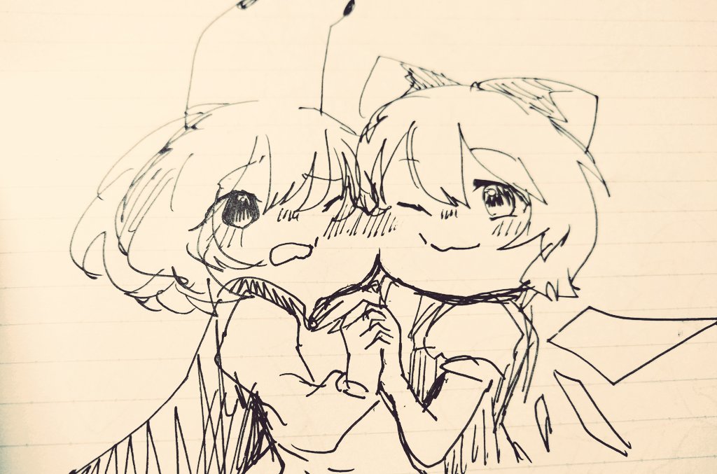 @96ame961 気になったので秒でリグチル描きました 