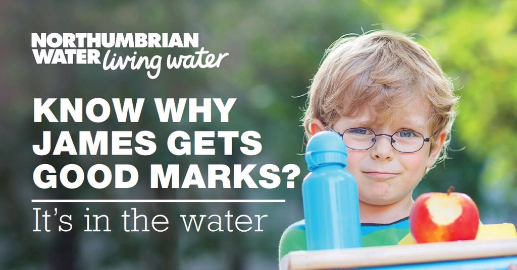 NorthumbrianH2O's tweet photo. Drinking plenty of water instead of sugary drinks will help keep children hydrated, grow up happy and healthy... 👍🏻 https://t.co/QtjGHoMByl