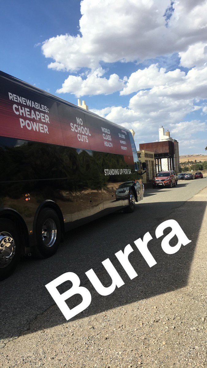 SeanHenschke's tweet photo. Currently In Burra staying the night! Had a great night chatting at the Burra hotel. Excited for the days ahead! Look out SA we're coming for you! #JayBus https://t.co/7RRDiQxKgV
