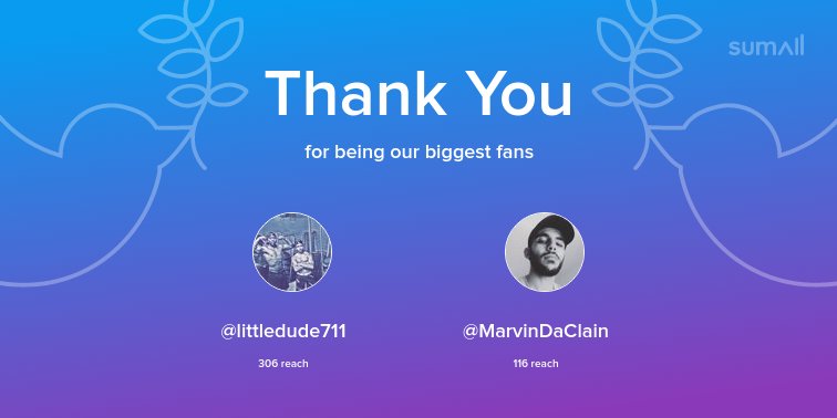 BaladnaLounge's tweet photo. Our biggest fans this week: @littledude711, @MarvinDaClain. Thank you! via https://t.co/fN69srFlYb https://t.co/FT1eQzvrwE