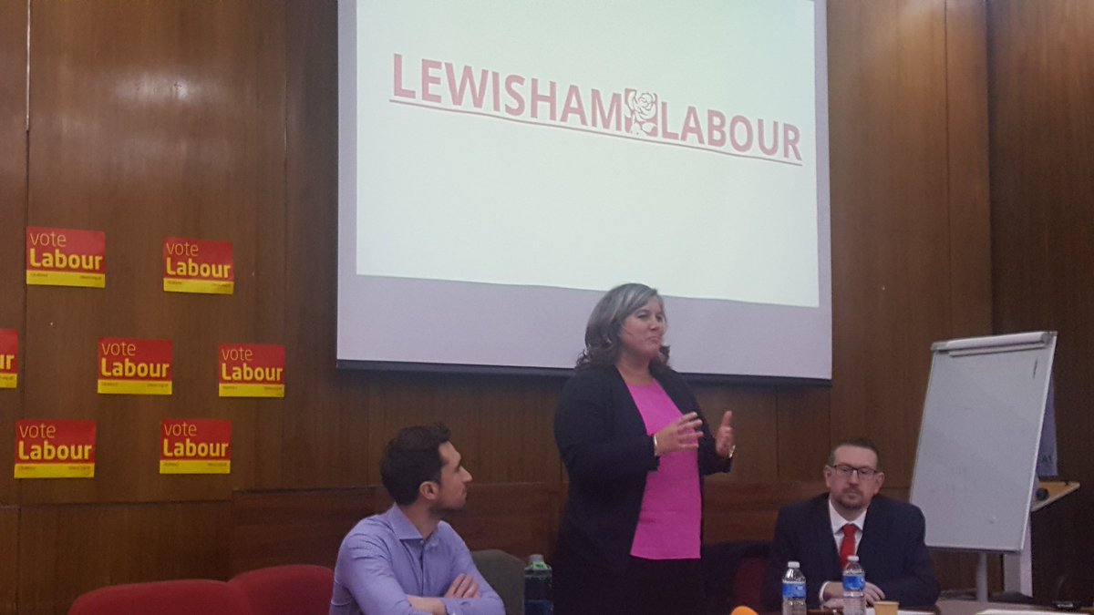 jgslater's tweet photo. Lewisham East MP @heidi_mp introducing @UKLabour spokesperson on local government @GwynneMP, congratulating @damienegan on being selected as @lewishamlabour Mayoral candidate, and paying tribute to @mayorbullock #LewLab18 https://t.co/rvsxCJiozH