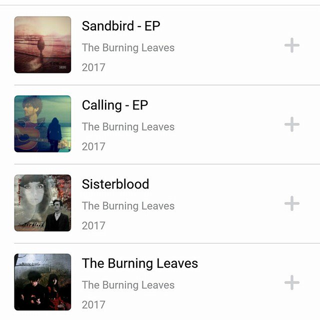 burningleaves's tweet photo. The Burning Leaves music can now be heard on @iTunes , @Spotify,@Deezer, @GooglePlay and other digital platforms too. Our website https://t.co/mYBGtFR7gW has demos and rarities too. Indie &amp; Craig :)xx https://t.co/nvKlf9CVR0