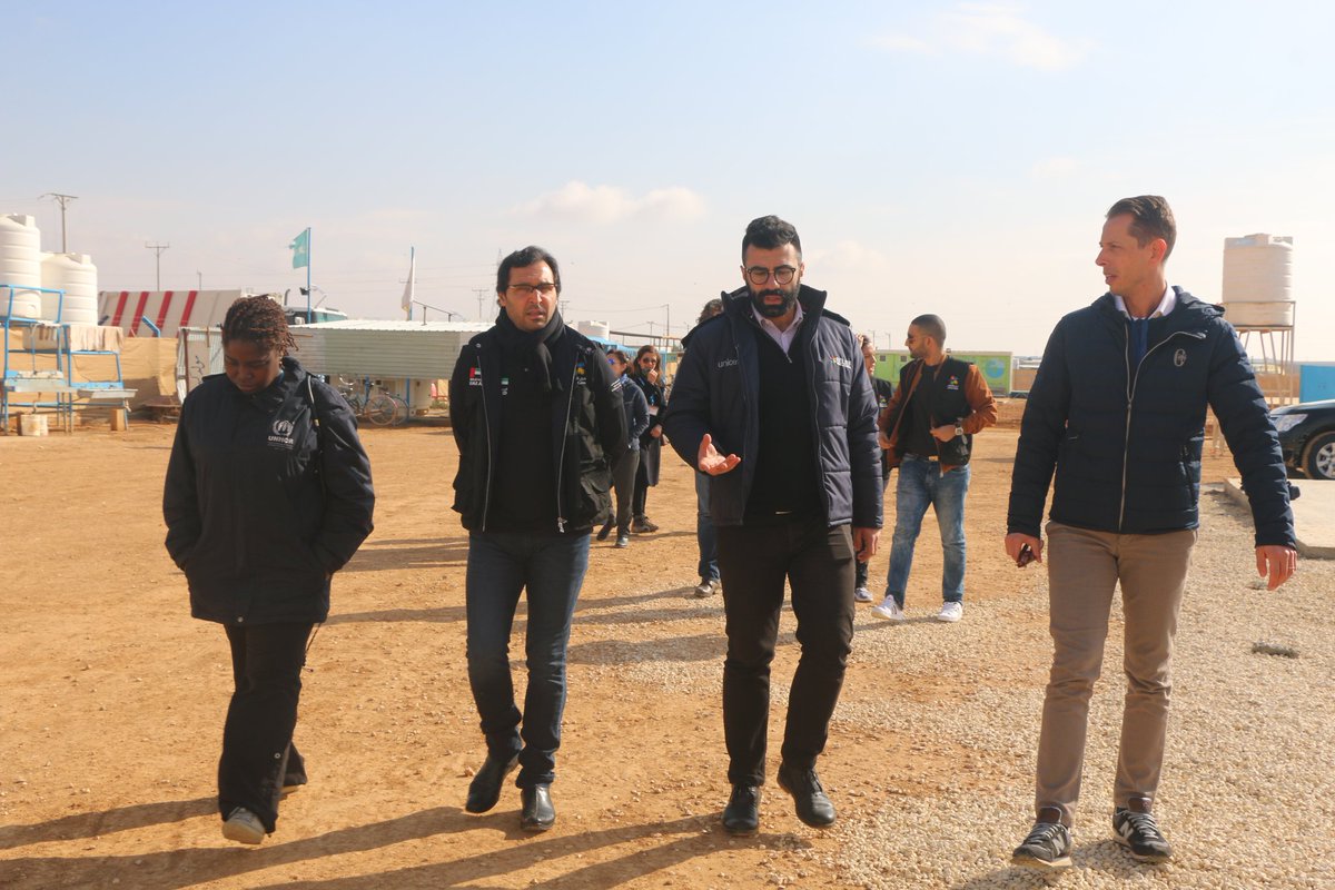 ReliefIntl_JRDN's tweet photo. On January 16th, #DubaiCares, along with our partner #BuildingPeaceFoundation, visited Zaatari camp to find ways to cooperate and provide more #RefugeesChildren with means to access education. @ReliefIntl @Building_Peace @DubaiCares #ZaatariCamp #RI #Education_for_Life https://t.co/vlT36uNa9W