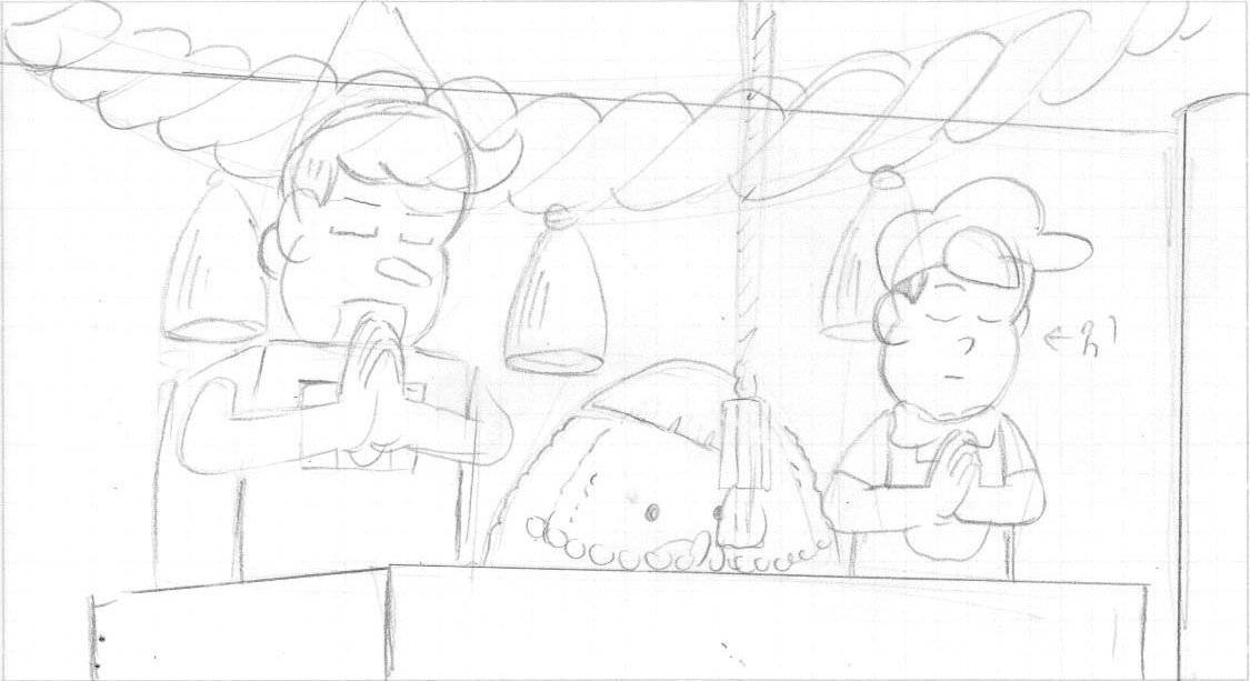 むすび あはれ 名作くん 公式 Ap二階堂です 71話 はつもうで より3人のお参りシーンのラフイラスト です 厳かな表情がいいですね ぜひyoutubeで本編もご覧ください T Co 4nppm0msfd スタッフ 名作くん