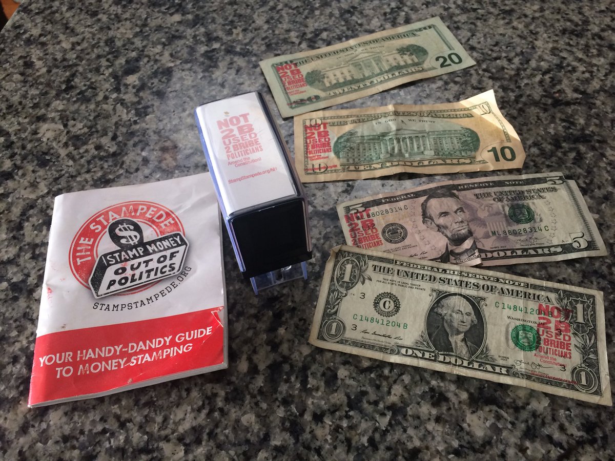 herenowkind's tweet photo. Commemorating Anniversary of #CitizensUnited decision Have you stamped your money today? #StampMoneyOut https://t.co/GSmabzOT1T