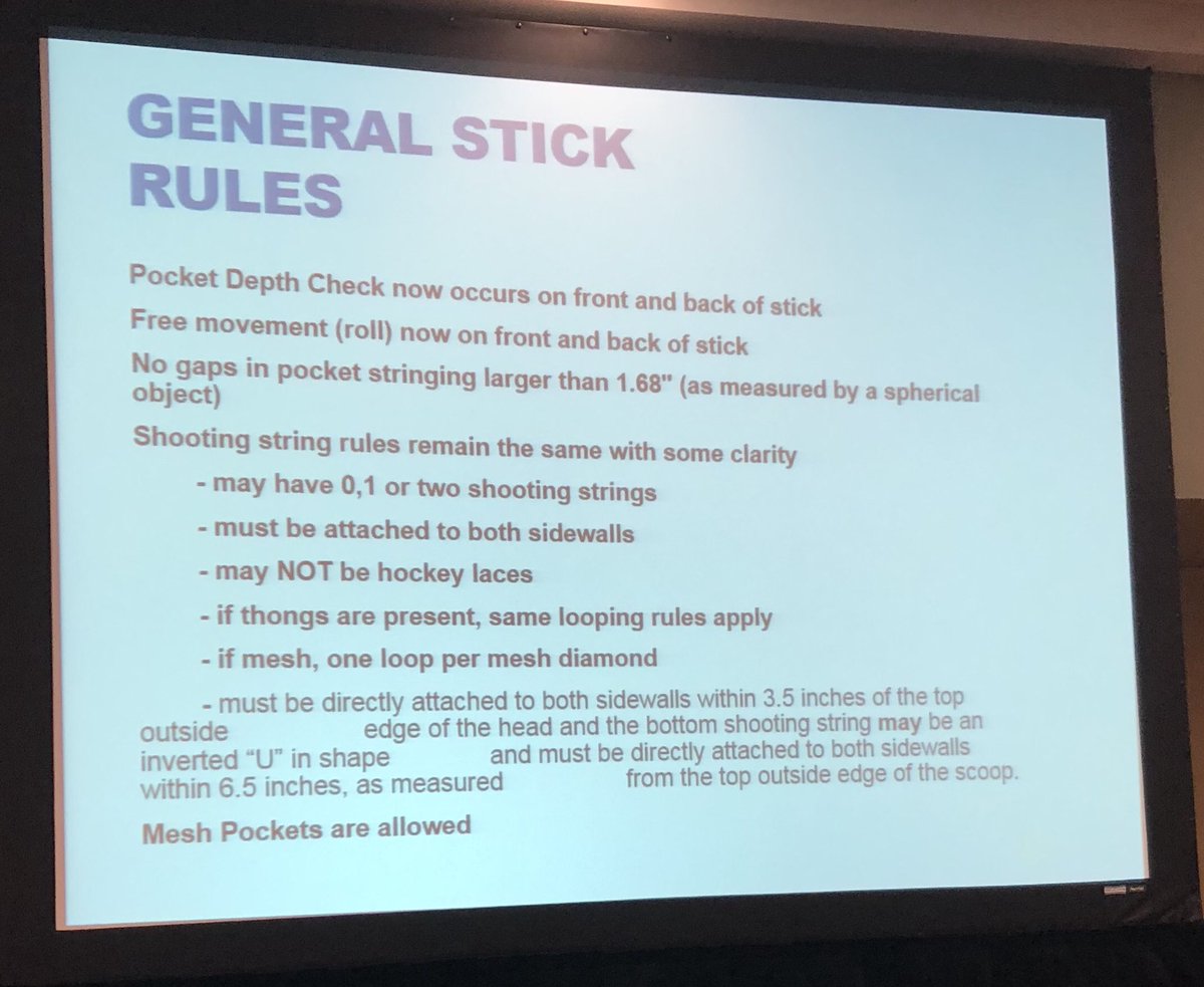 Be sure to know the new stick check rules #urgonnaneedagolfball