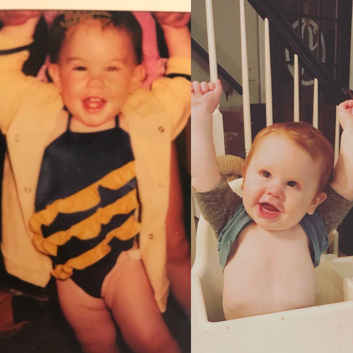 cotteram82's tweet image. Taking a walk down Memory Lane this weekend as I said goodbye to my uncle Vic. Found this gem, and any doubt that drew didn't look like me melted away. #drewbear #armsup #rollsfordays #somethingsneverchange