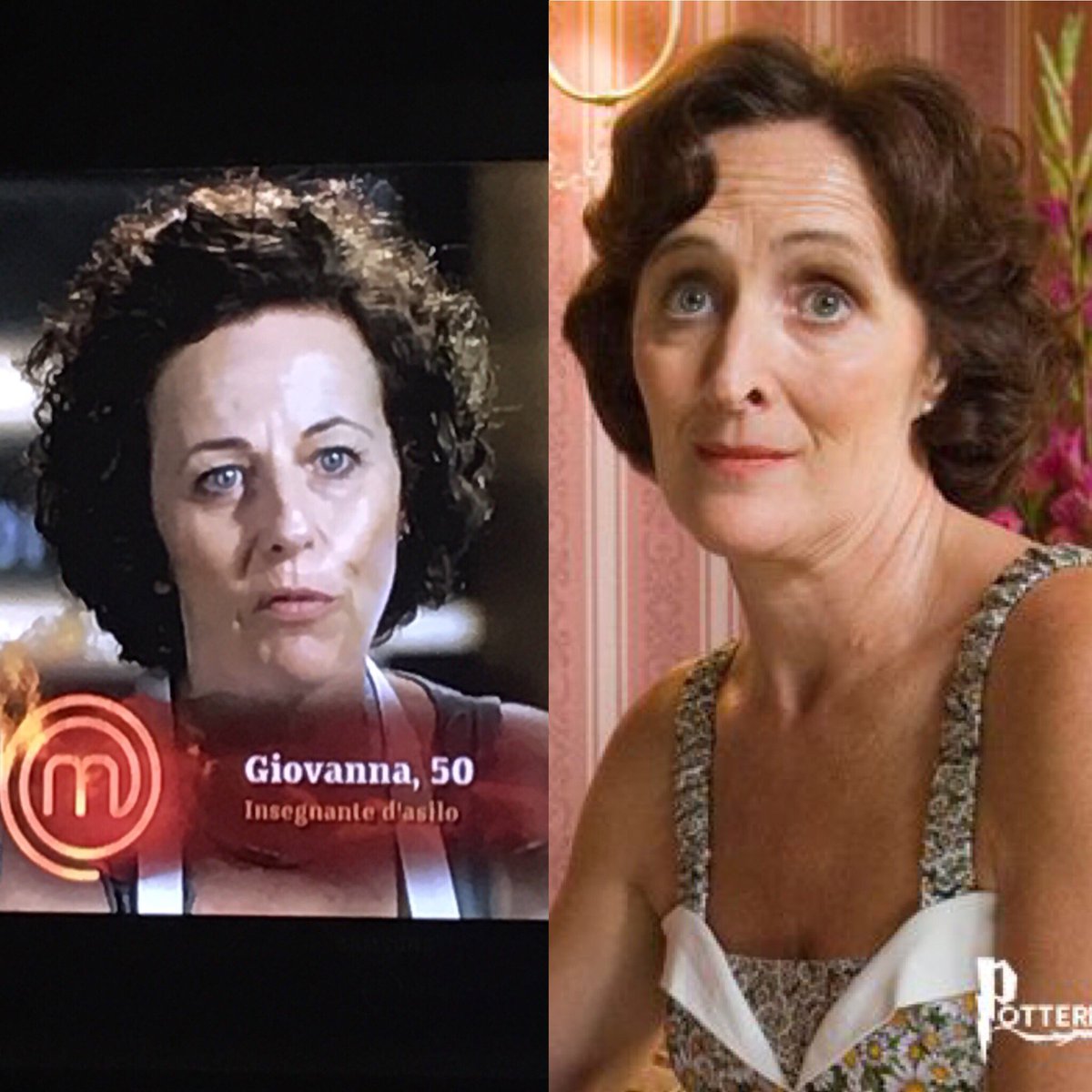 SandyMaule's tweet photo. Ecco a chi assomiglia 😱😱😂😂 #masterchef #giovanna #ziadiharrypotter 😂😂 https://t.co/eO4wapYqC2