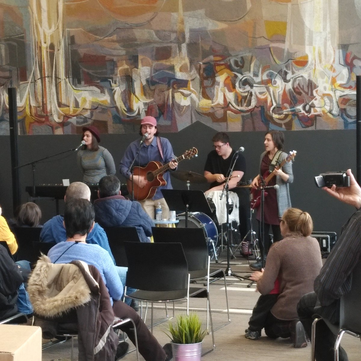 A huge shoutout to Bob Egan and the entire team at <a href="/KitchLibrary/">Kitchener Public Library</a> on yesterday's #PorchParty! What an incredible day of music, inter-generational mixing, awesome <a href="/Haciendacoffee1/">Hacienda Coffee</a> and great winter fun! #LoveMyLibrary #KWAwesome #CoolLibrariesOfTwitter