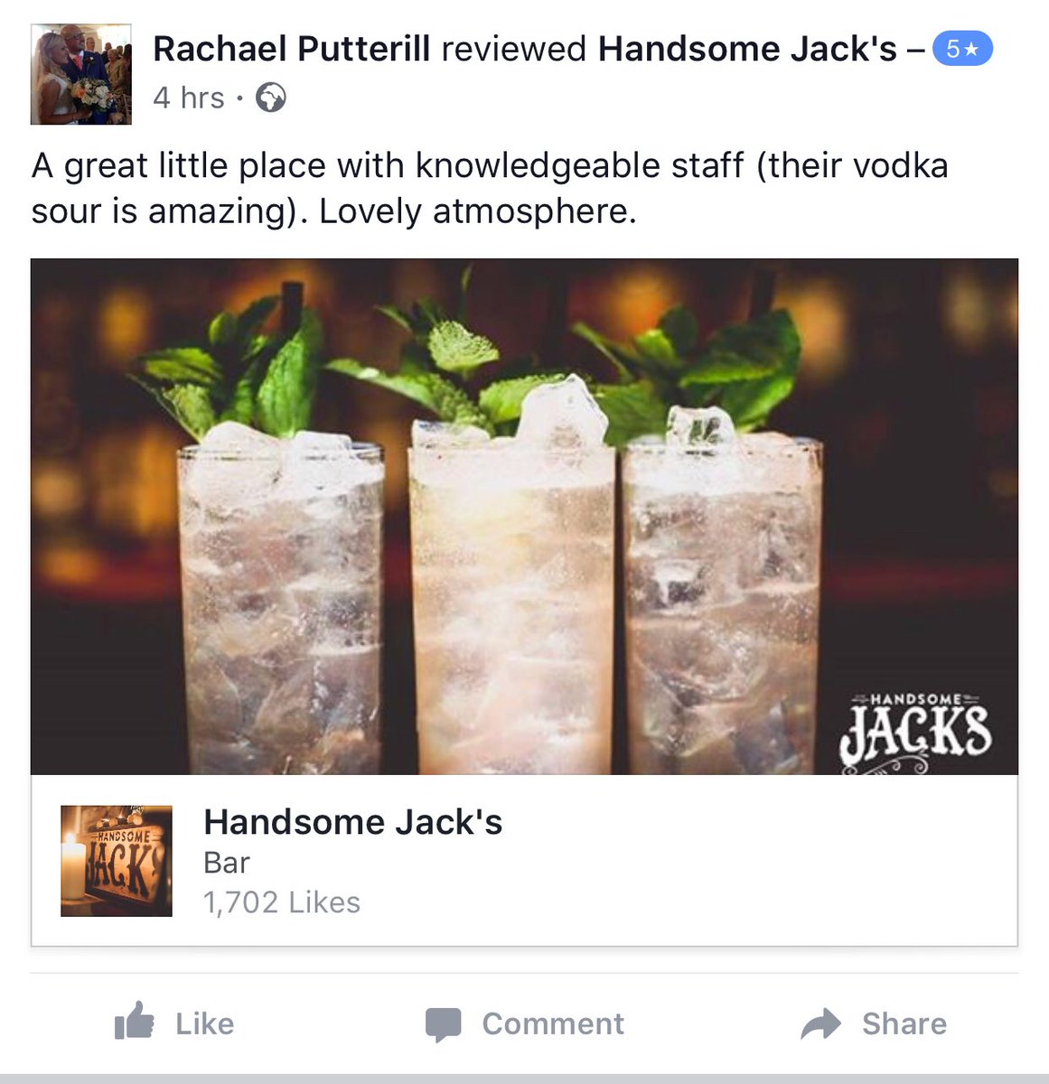 handsomejacks_'s tweet photo. You heard it people. If you love a good cocktail...Handsome Jack’s is the place!
#handsomejacks #cardiff #cocktailbar https://t.co/bWttLqUGMN