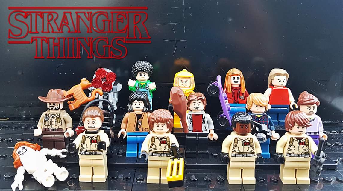 I made #Lego Stranger Things @DavidKHarbour @milliebbrown @Stranger_Things @FinnSkata @joe_keery @GatenM123 @calebmclaughlin @dacremontgomery @SadieSink