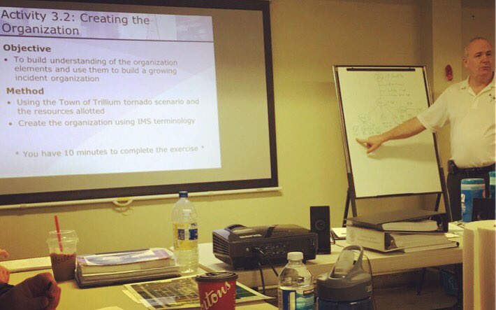 SJANiagaraMFR's tweet photo. Day 2/2 on IMS 200 course. SJA #Niagara is participating in an #IncidentManagementSystem workshop with Ray Ormerod from St. Thomas. #thankyou #prepared #ims200 #incidentcommand #eieio #taskforce #stjohnambulance #medicalfirstresponders #emergencypreparedness #workplayhome https://t.co/TXtmLsu2QR