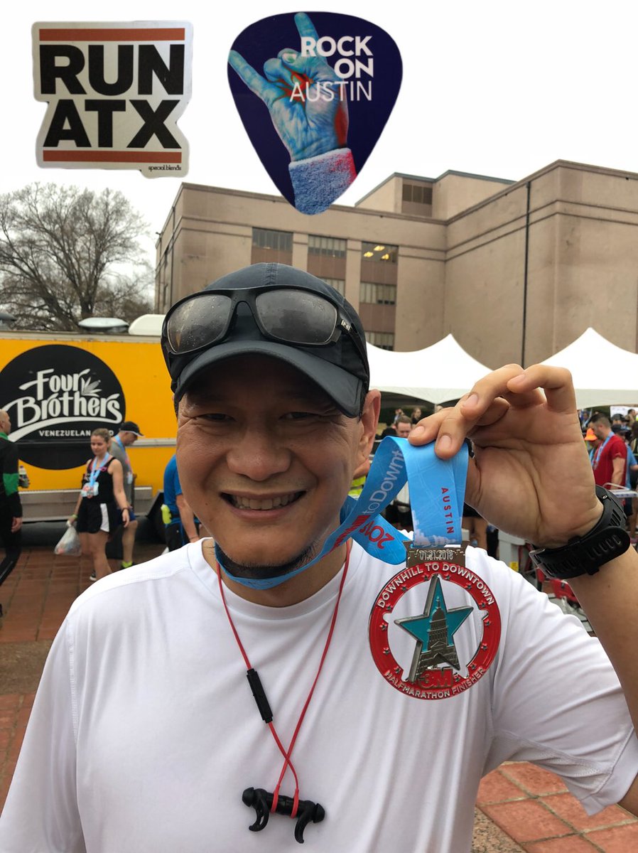 ElvisATX's tweet photo. Hit a HM PR!   #3MHalf18  #RunStreak Day 1,157 #RunderfulRunners #AustinRunners #AustinDistanceChallenge #KeepAustinFit #DaretheDistance https://t.co/pmbdBDobQ2