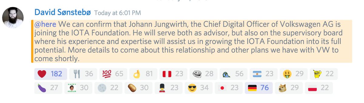The #iota relationship with #Volkswagen has just been officially confirmed. 😎🤩👍