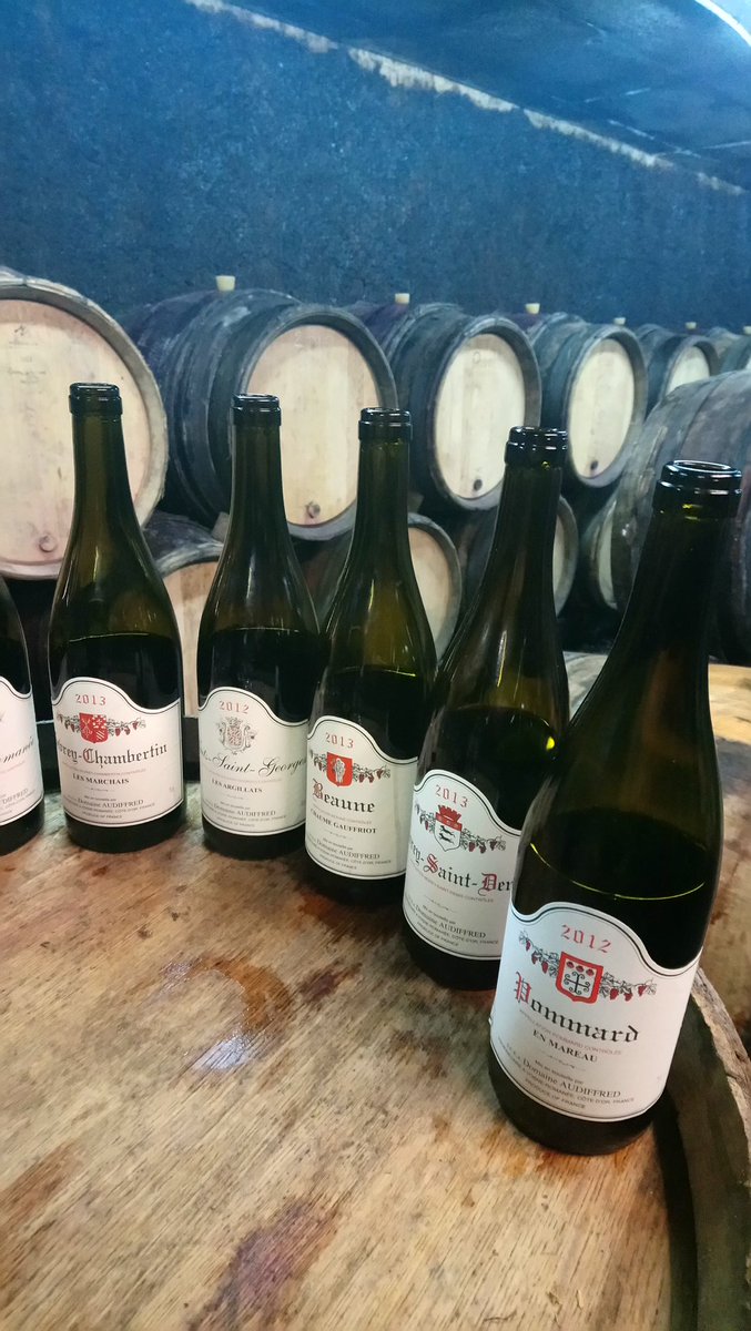 #vosneromanee #domaineaudiffred merci de nous avoir accueilli en ce dimanche matin. Merci pour ces beaux échanges. Et à bientôt pour "aux champs de perdrix" 2016 et surtout le prometteur 2017! <a href="/VinsdeBourgogne/">Vins de Bourgogne</a> <a href="/LaRVF_mag/">La Revue du vin de France</a>