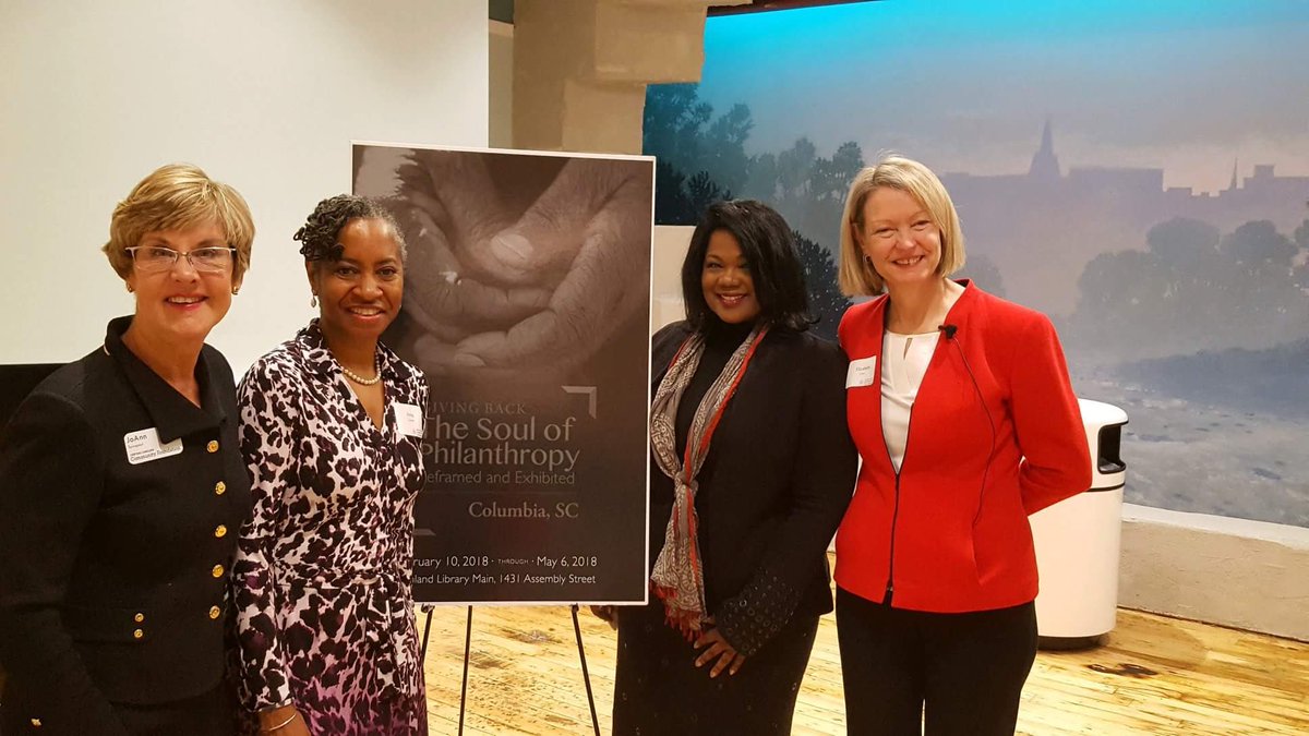 TSOPCola's tweet image. ICYMI: #TSOPCola kicked off pre-event programming with this weekend’s Four Traditions of Philanthropy training. Special thanks to special guests Elizabeth Lynn, Founder &amp;amp; Director of @ValpoU’s Center for Civic Reflection, and The Soul of Philanthropy creator, @ValaidaF!