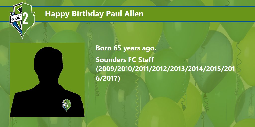 Happy Birthday Paul Allen  