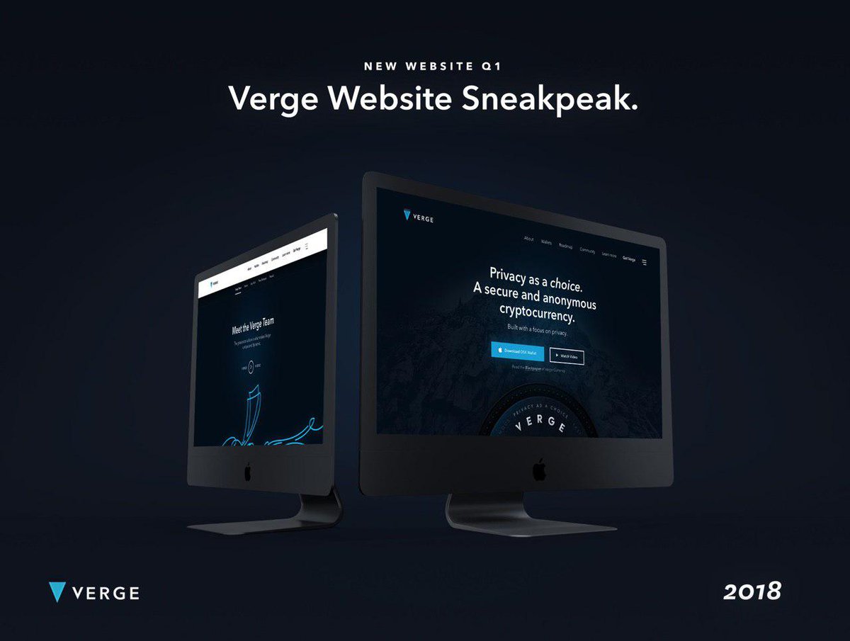 cryptoEugene1's tweet photo. Design is fully completed and coding is already taken place! The new website is coming out Q1 of 2018! $xvg #Vergefam #OneVerge #Verge #VergeCurrency #FaithInWraith #altcoins #cryptocurrency #Mining @uquidcard #vergefamily #VergeArmy #VergeCoin #Forbes #WraithProtocol #Wraith https://t.co/AfMY7I9zx4