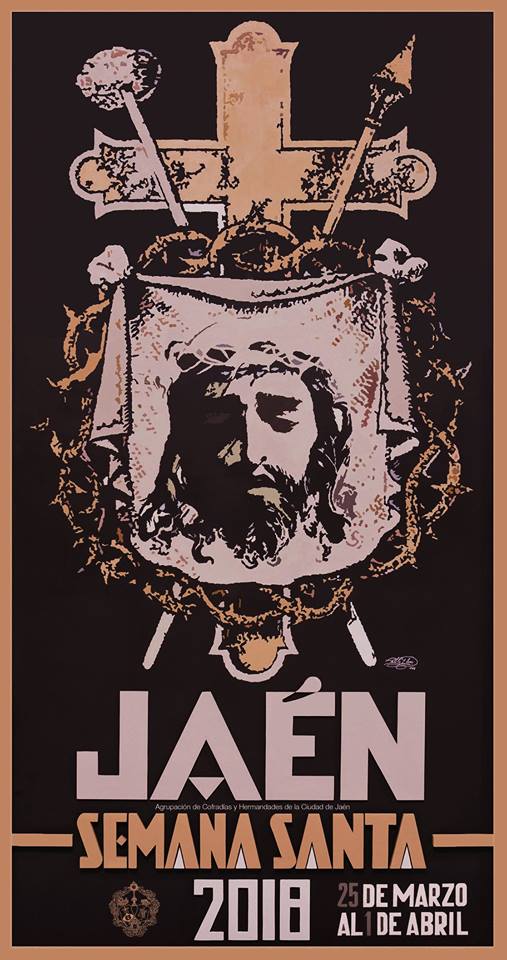 Cartel de la Semana Santa de Jaén para el 2018. #JaénCofrade