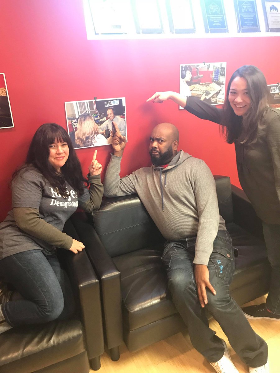 TheRogersRevue's tweet photo. At the @RadioArlington there's an old pic of me & the @Rosebudfilmfest directors of @viadear @ChadEricSmith & @findtheother wondered "What happened to the 'stache? #TheRogersRevue #findtheother #RosebudFilmFest #ChadEricSmith #ViaBia #shortfilms https://t.co/gzvE5TRDJz