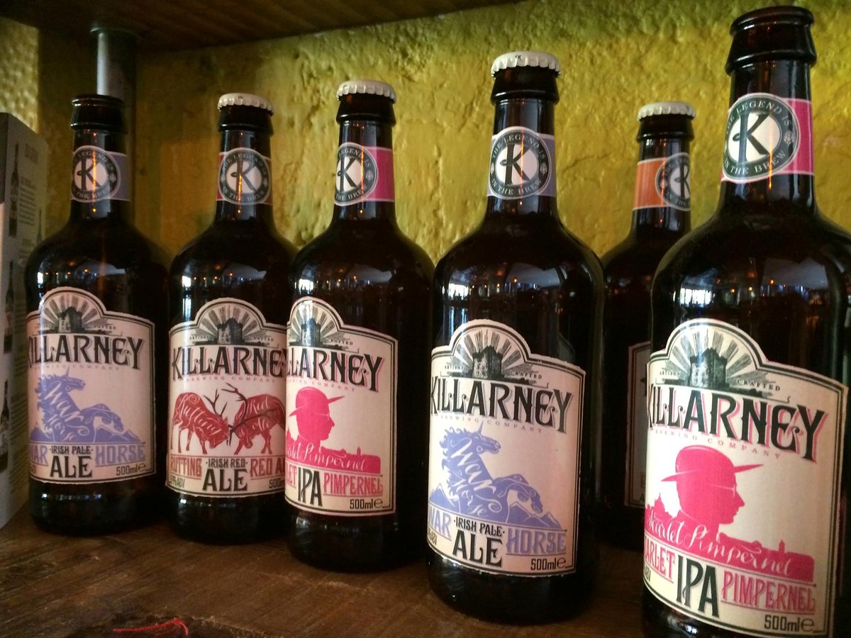 killarneybrewco's tweet photo. We named our range of beers after local myths and legends, and we have plenty to choose from!  #IrishCraftBeer #Killarney #KillarneyBrews https://t.co/hhzwXuoOOo