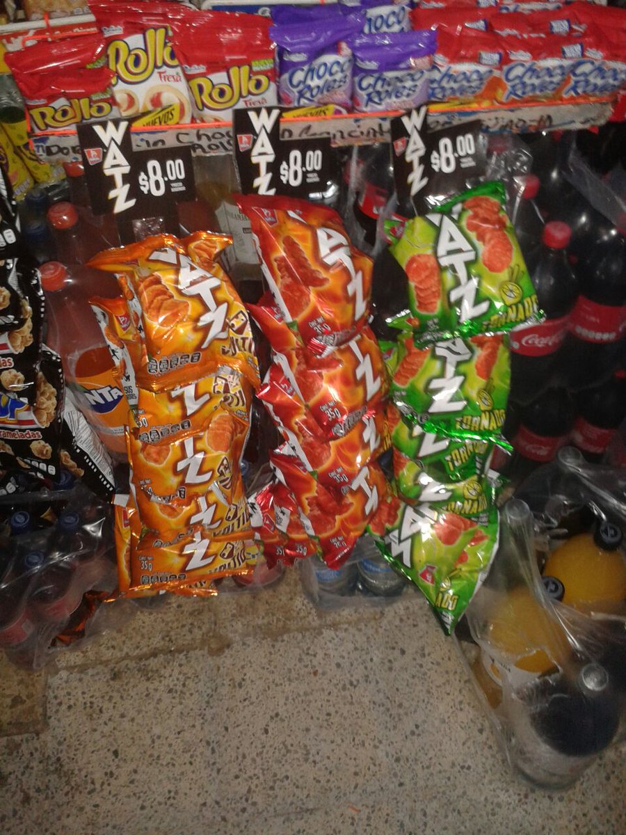 soyivancuri's tweet image. Llegaron las nuevas #Watz con sus sabores muy intensos, arriesgate  a probarlas...