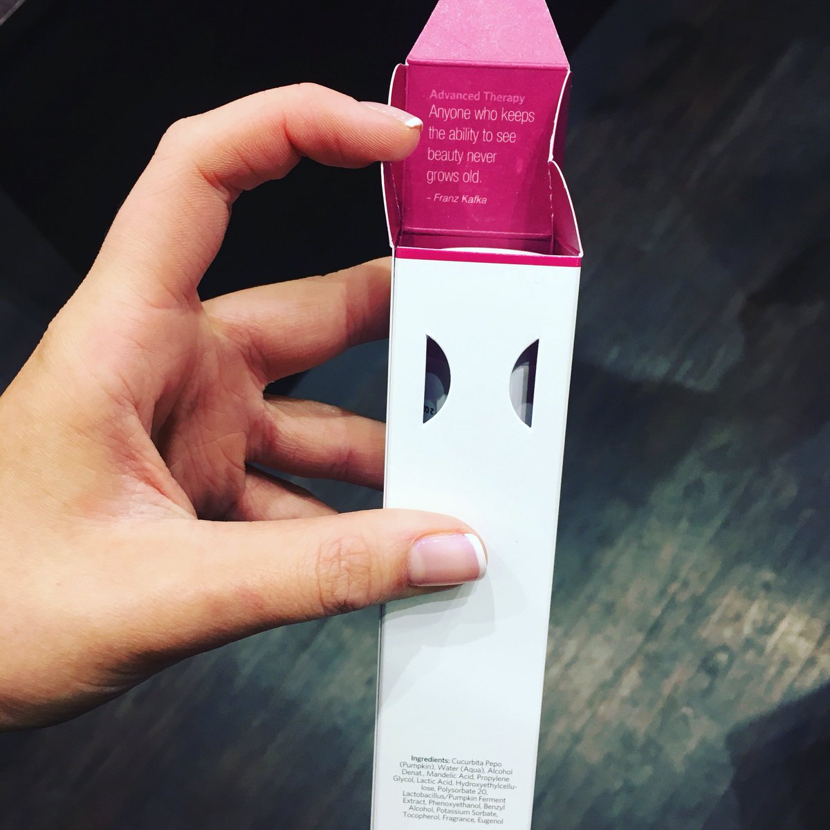 ‘Anyone who keeps the ability to see beauty never grows old’- Franz Kafka

Loving the little #quotes inside each <a href="/dermaquestuk/">DermaQuest UK</a> product box!!
The Mini #Pumpkin Mask 
is #rejuvenating &amp; brightening all whilst preventing #breakouts!
Leaving #healthy, #radiant skin!
#TreatmentAtHome