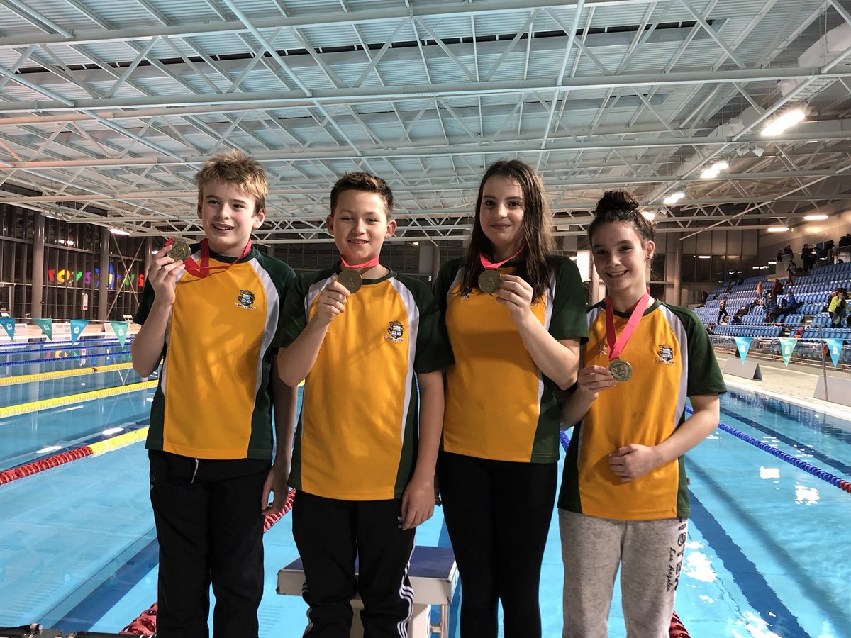 Great work Bishopston Year 7/8 Mixed Relay Team winning gold <a href="/Urdd/">Urdd Gobaith Cymru</a> Swimming gala finals today <a href="/BishopstonPE/">Bishopston PE Dept</a> <a href="/BishopstonSch/">Bishopston Comprehensive School</a> #superproud #greatswimming #teamwork