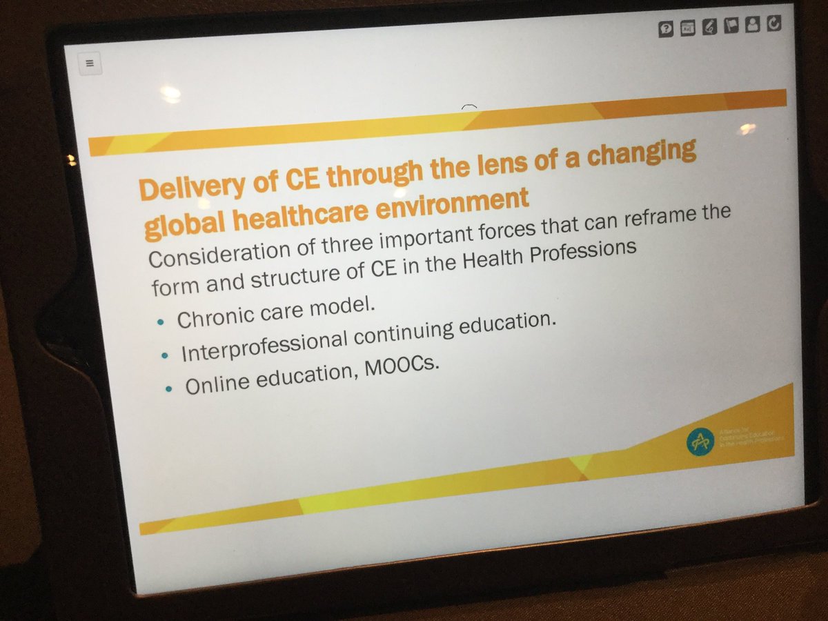 BrianSMcGowan's tweet image. Rationale:

Given these challenges and the move to chronic care models and the need for IPE....do we need better means of delivering meaningful education? #acehp18 #socialQI #meded #CMEChat #IPEchat #rnchat #alliance18 #acehp2018 #alliance2018 #hashtag