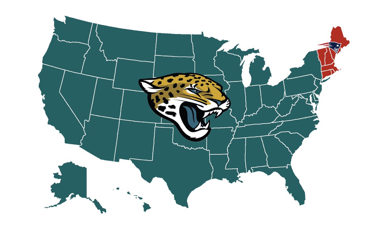 NFLMemes's tweet photo. Here’s a look at who America is rooting for in the AFC Championship game https://t.co/XfZkmzreYb