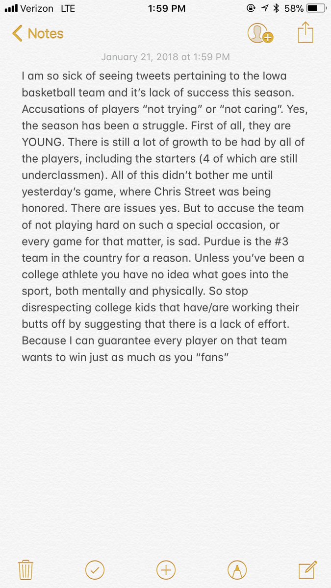 My Iowa Men’s Basketball perspective‼️