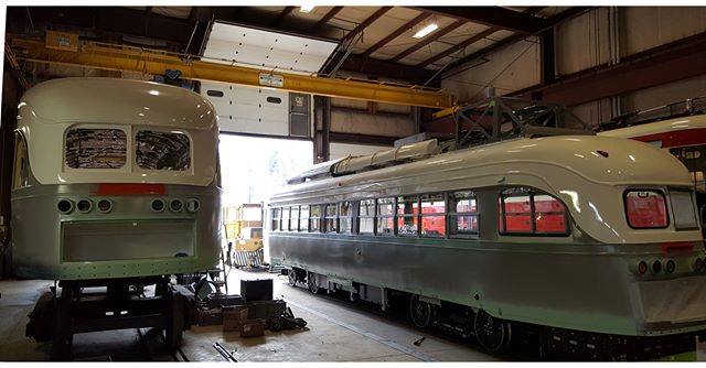 Just look at these two El Paso Streetcars! These beauties will be making their way home to #DTEP very soon! #ElPasoStreetCar #ItsAllGoodEP