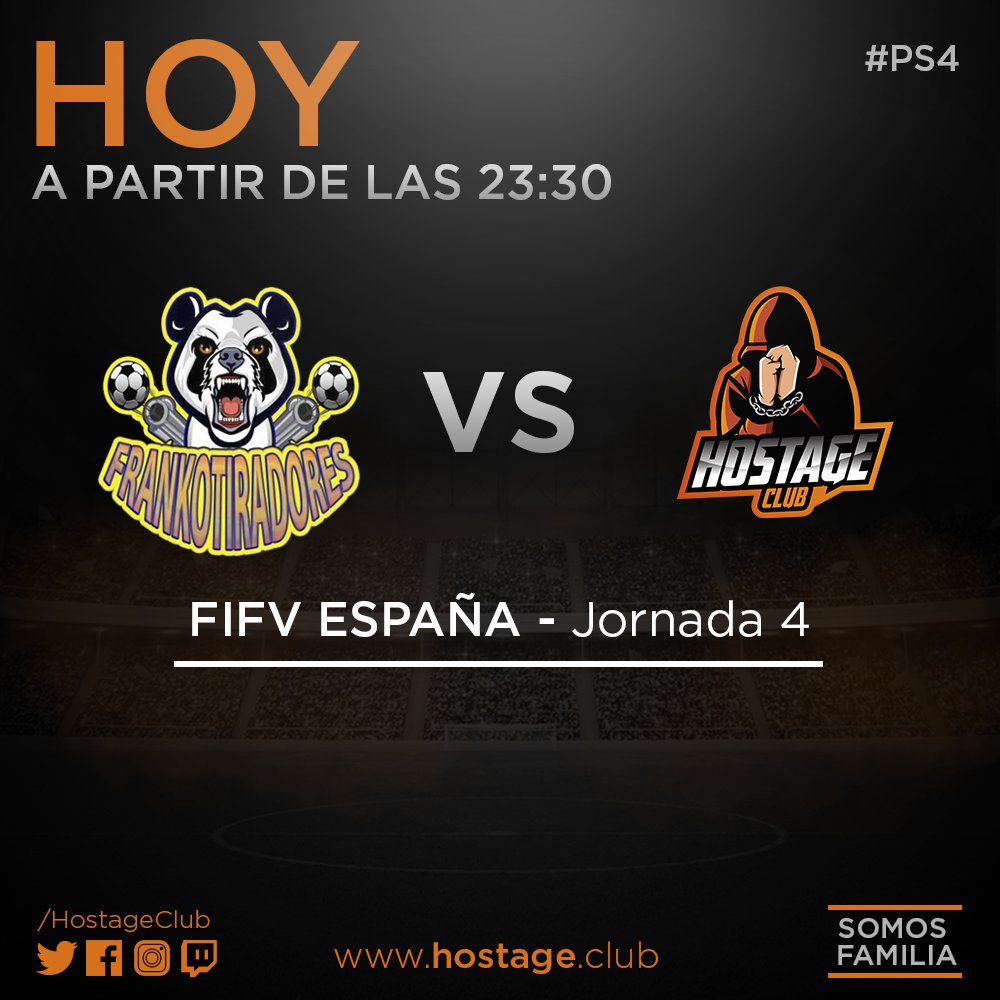 HostageClub's tweet photo. #FIFA⚽️ | #PS4

Otro domingo más de @LEFV_ESPORTS y @FifvEspana. ¡Vamos con la 4ª jornada!

🆚 @WolvesCityFC 
⏰22:30

🆚@frank0tiradores 
⏰23:30 https://t.co/A2V6mKJKYn