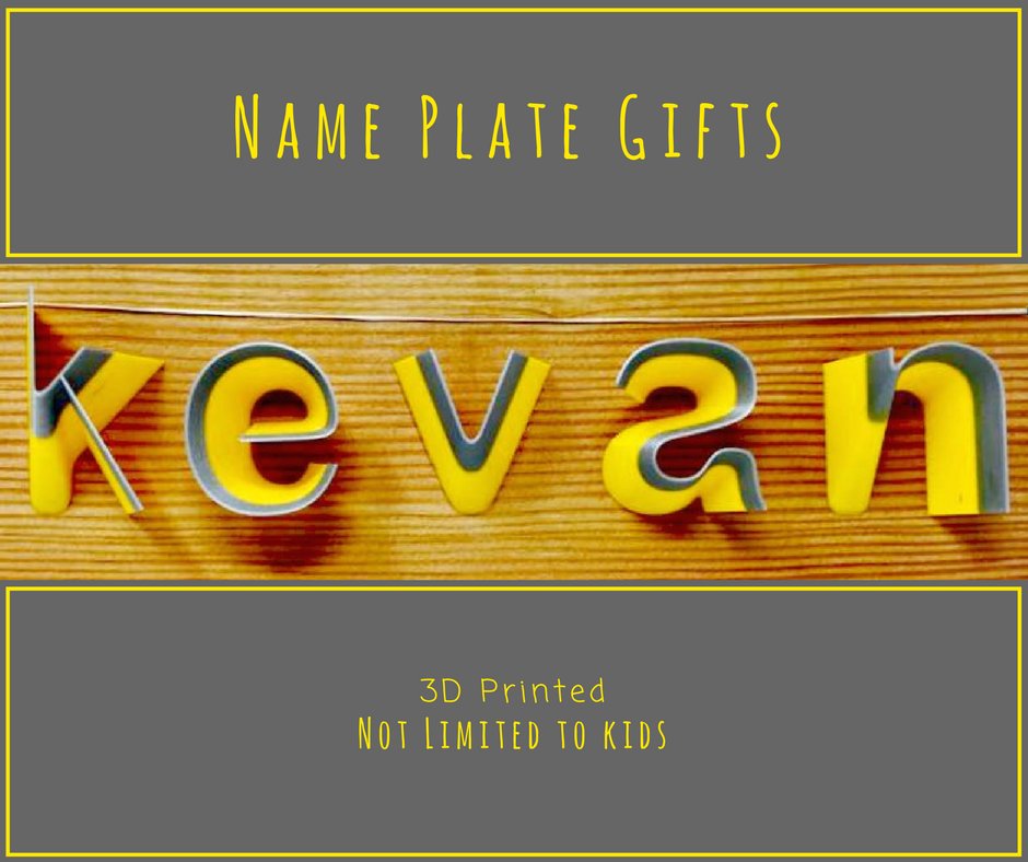Thirdinrev's tweet photo. 3D Printed GIFTs #thirdinrev #3dprinted #3dprint #gift #birthday #happybirthday #business #3dprinters #nameplate #3dprinting
Contact us at make@thirdinrev.com to get yours printed. https://t.co/Q9CuyRdzHj