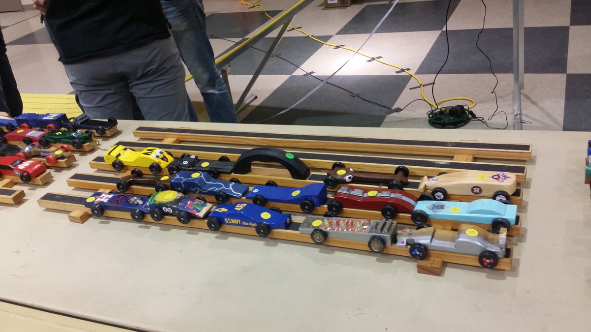 CordovaFamily5's tweet photo. Here is Ethan with his Pinewood Derby car!!! Pikachu was one of the fastest cars in the derby!! @thecubscouts #Pack30 https://t.co/7wIV5QSdJC