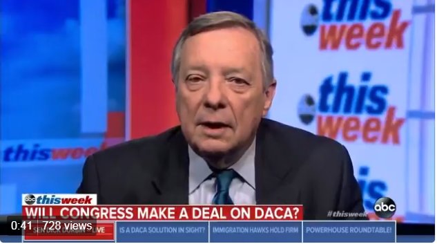 Dicky Durbin: DACA is the civil rights issue of our time (Yea, umm no)