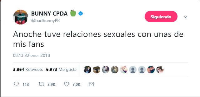 11Sobitch's tweet photo. #LaVerdadDeBadBunny 
MALDITO ASQUEROSO https://t.co/bSjsi9MgsY